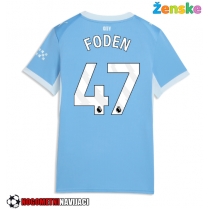 Ženske Nogometnih dresov Manchester City Phil Foden #47 Domači 2026-27 Kratki rokavi
